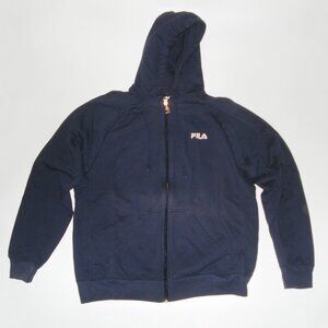 Fila Hoodie Navy Blue Full Zip Men's Size L